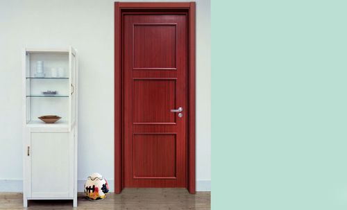 粉绿清新家居的实木门装修效果图|现代风格实木门图片-门窗网